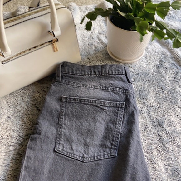 Mom Jeans Gray High Waisted Button Fly - Picture 9 of 9